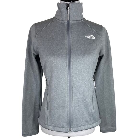 The North Face Women's Windwall Soft Shell Jacket, Gray, Small - Picture 1 of 13